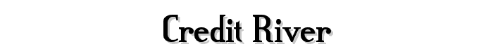 Credit River font